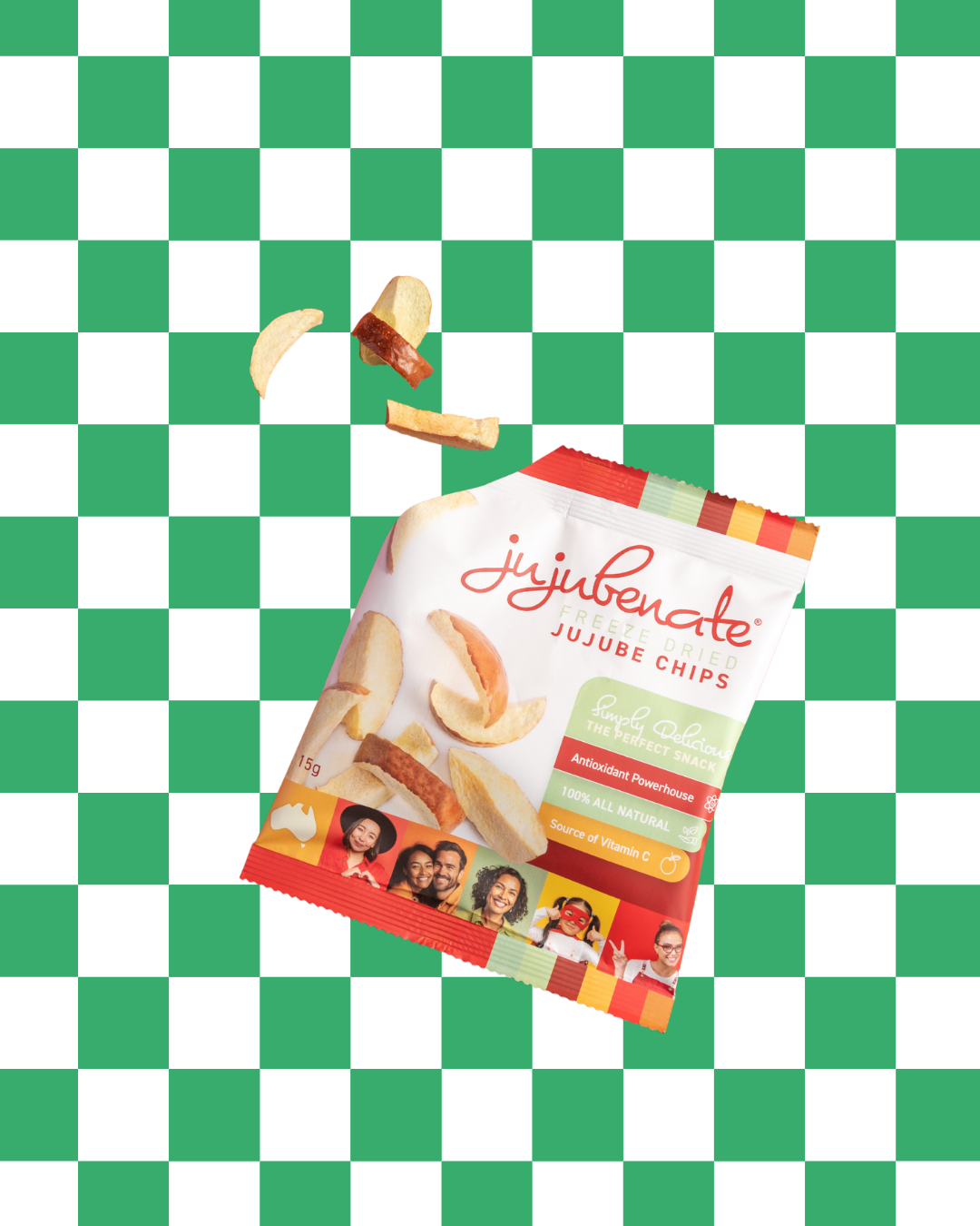 JUJUBENATE FREEZE DRIED JUJUBE CHIPS