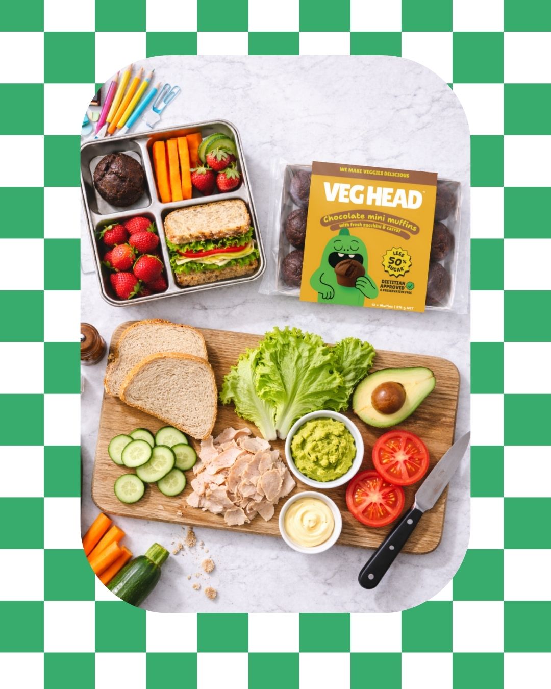 VEGHEAD  CHOCOLATE MINI MUFFINS