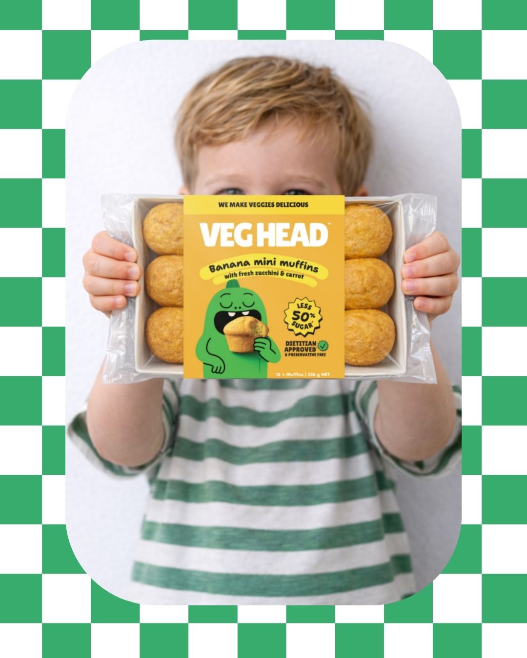 VEGHEAD BANANA MINI MUFFINS